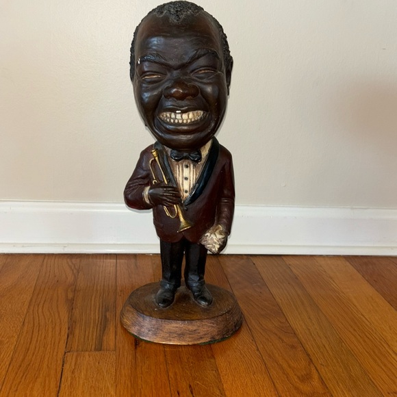 Louis Armstrong-early 1970’s ESCO Chalkware 16” Statue-Vintage-Rare